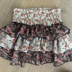 Flowers by Zoe Multicolor Paisley Skirt
